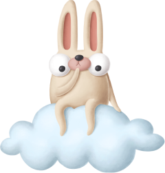 Rabbit on cloud